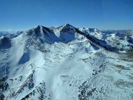 Potential ski terrain for the day