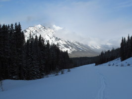 Highway 40 in the winter: no traffic :)