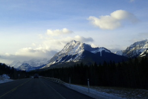 Beautiful drive into Kananaskis