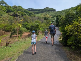 Hike up to a viewpoint after some heavy rain passed Hike up to a viewpoint after some heavy rain passed
