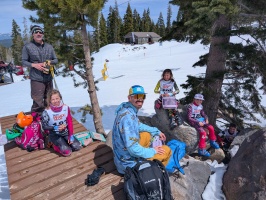 Lunch at Northstar - we found a nice spot! Bodie got the best shade :) Lunch at Northstar - we found a nice spot! Bodie got the best shade :)