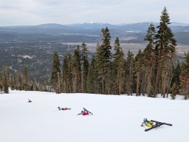 Belly sliding demonstration Belly sliding demonstration