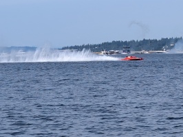 Boat racing during Seattle Seafair week