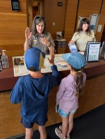 Rainier Junior Ranger badge
