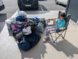 Arriving in Iceland, arranging our van rental (was not trivial)