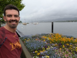 Landed in Zurich - running in the rain Landed in Zurich - running in the rain