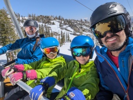 Birthday triathlon: skiing, mountain biking, climbing Birthday triathlon: skiing, mountain biking, climbing