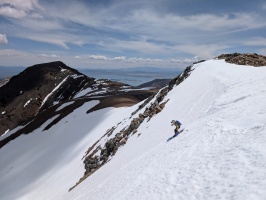Bodie dropping in; Black Mountain with Mono Lake in the background Bodie dropping in; Black Mountain with Mono Lake in the background